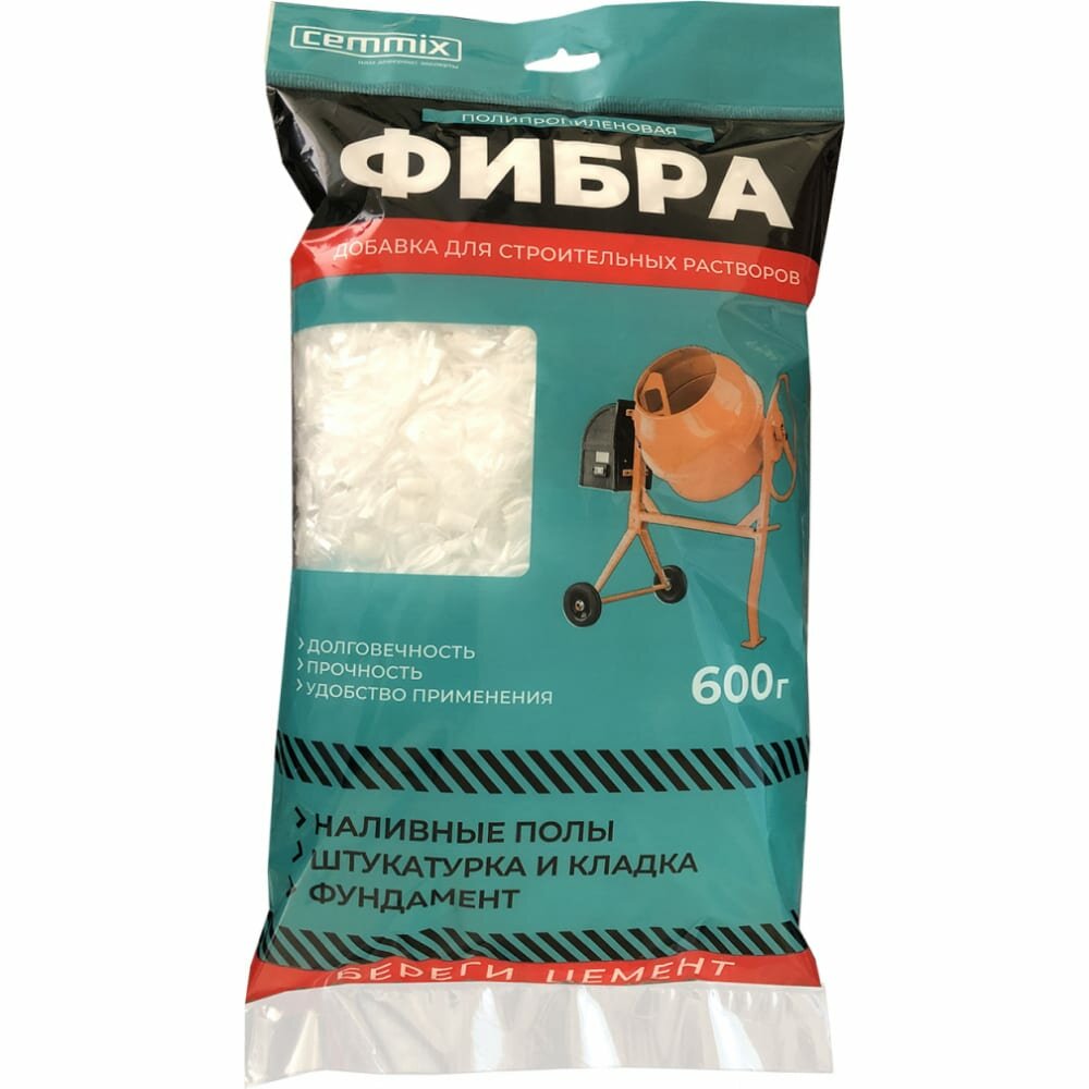 Фиброволокно CEMMIX полипропилен CEMFIBRA 600 г