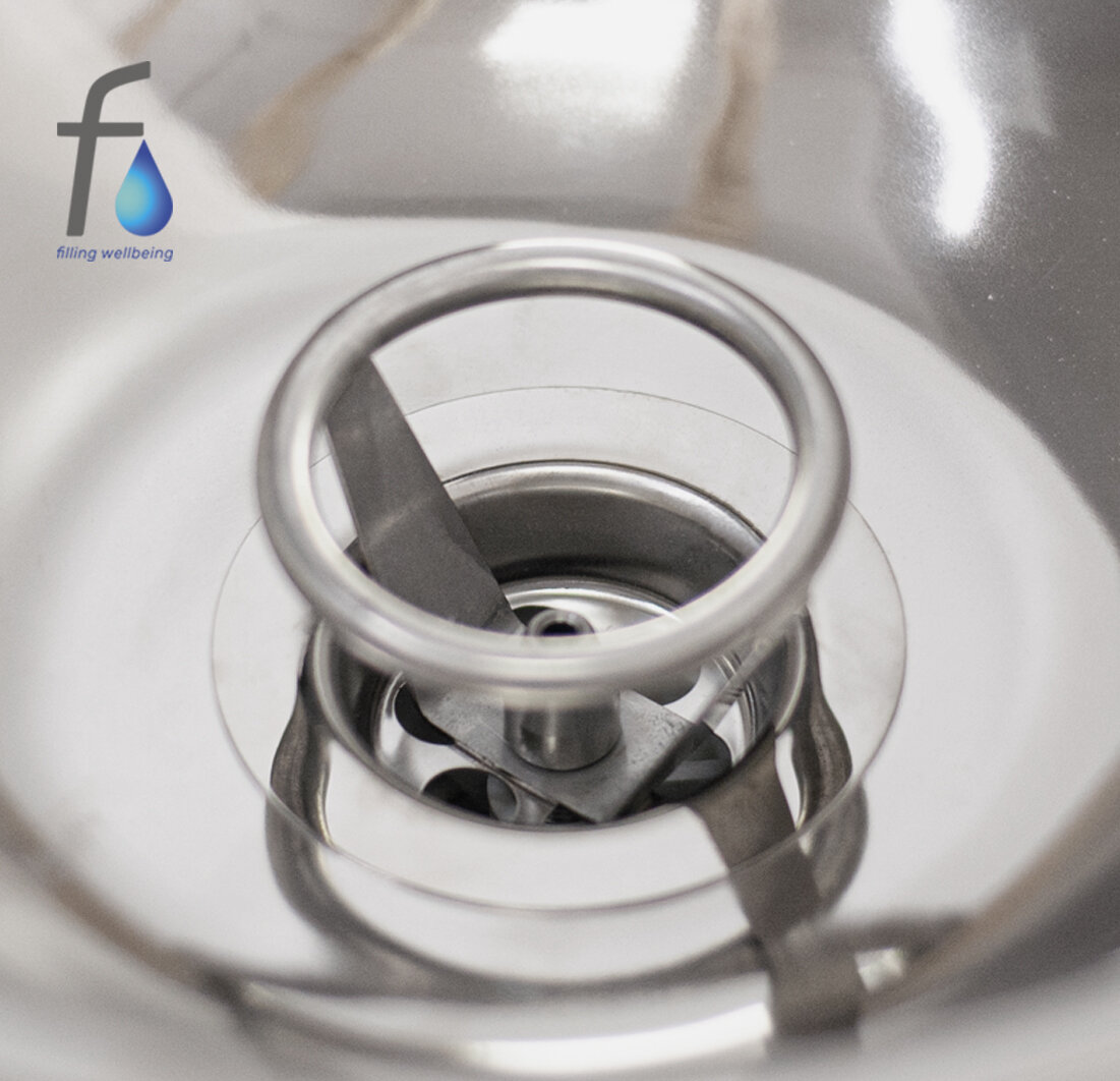 FONTECO DF13-1WBR Питьевой настенный фонтан с кнопкой и кольцом - фотография № 3