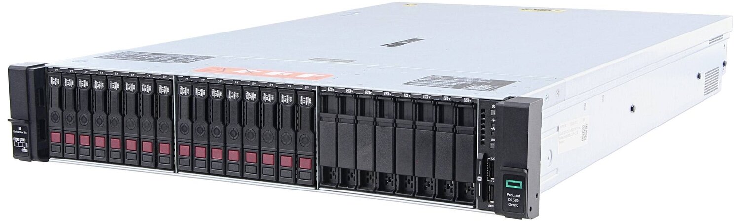Сервер HPE ProLiant DL380 Gen10 P19720-B21-C011 форм-фактор 2U/Intel Xeon Gold-6226R(29GHz)/384GB DDR4-2933 RDIMM/ 24x25"