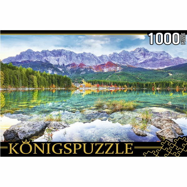 Puzzle-1000 "Германия. Озеро Айбзее" (ГИK1000-0639) Konigspuzzle - фото №1