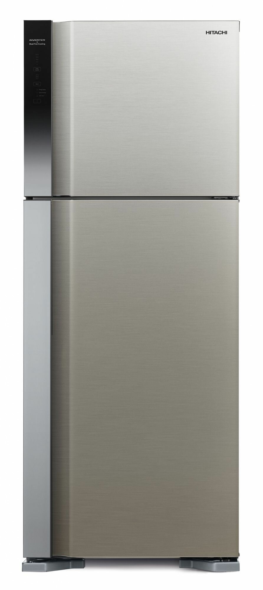 Холодильник Hitachi R-V540PUC7 BSL двухкамерный серебряный бриллиант - фотография № 1