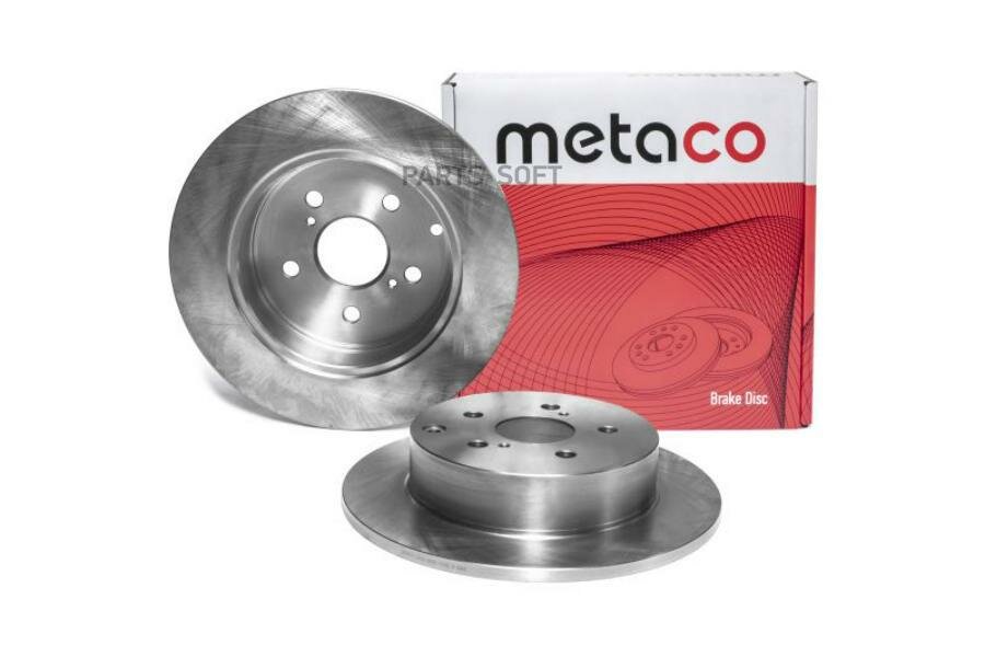 METACO 3060240 Диск тормозной задний VERSO (2009>) 1.8 невентилируемый 2шт