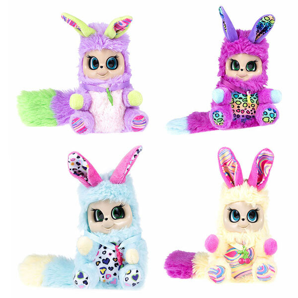 Мягкие игрушки Bush Baby World T16316 Плюшевые Пушастики, шевелит ушками, вращает глазками (в ассортименте)