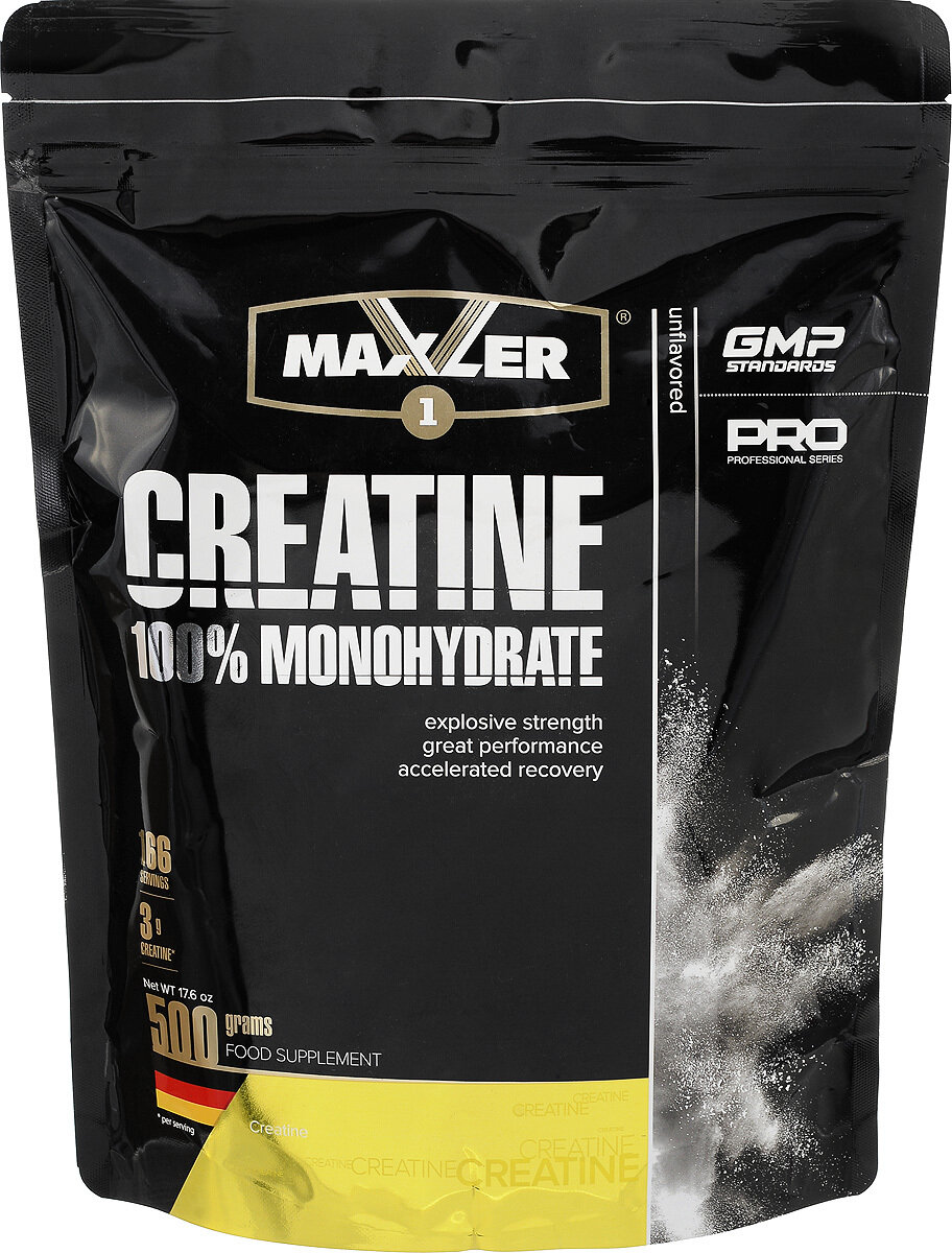 Креатин моногидрат Maxler Creatine 100% Monohydrate, 500 г