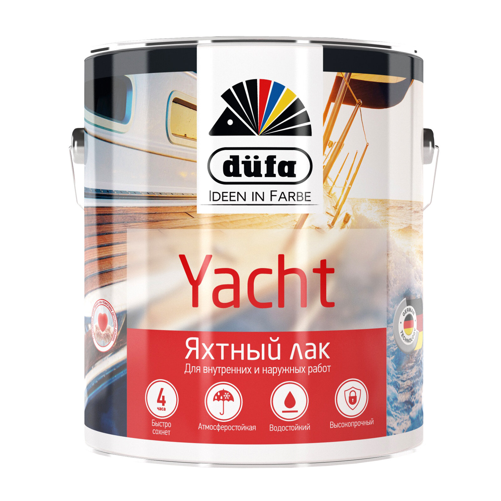 Dufa Retail Yacht / Дюфа Ретейл Яхт лак яхтный глянцевый 750мл