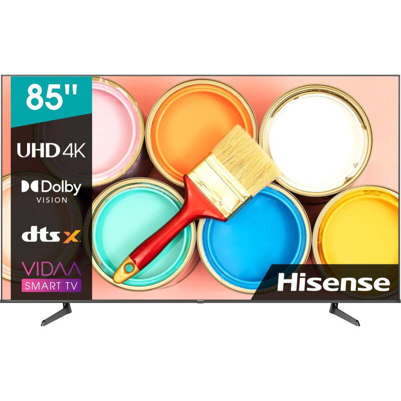 Телевизор Hisense Series 6 85A6BG, 85", LED, 4K Ultra HD, черный - фото №1