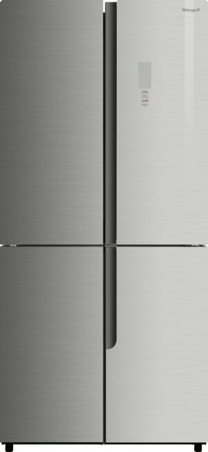 Холодильник side by side Weissgauff WCD 450 Inox Glass NoFrost Inverter