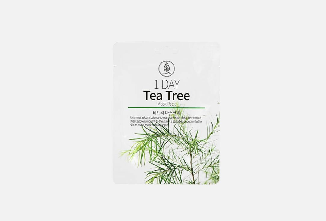 Маска для лица тканевая MEDB 1 DAY Tea Tree Mask Pack