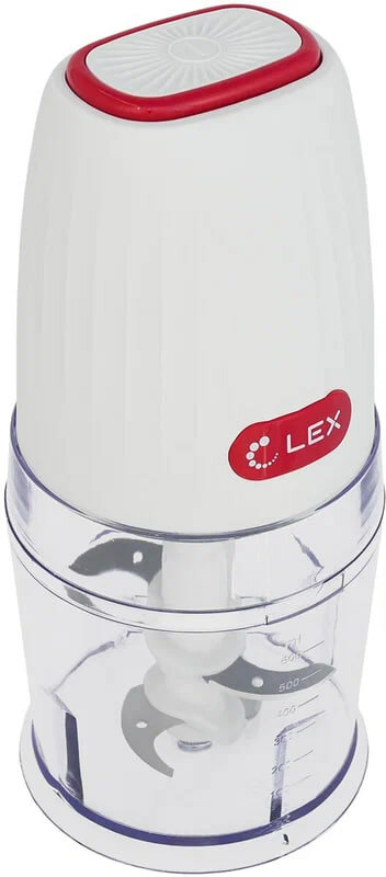 измельчитель LEX LXFP4310 300Вт чаша 0,6л белый - фото №1