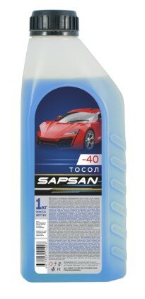 Тосол Sapsan А-40 1 кг SINTEC 60007 | цена за 1 шт