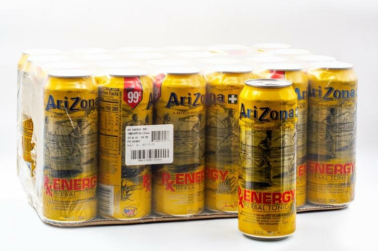 Холодный чай Arizona Энерджи 650 мл Упаковка 24 шт