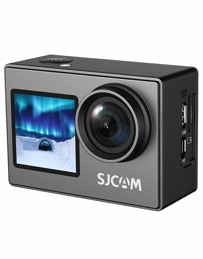 Экшн-камера SJCAM SJ4000 DUAL SCREEN . черный.