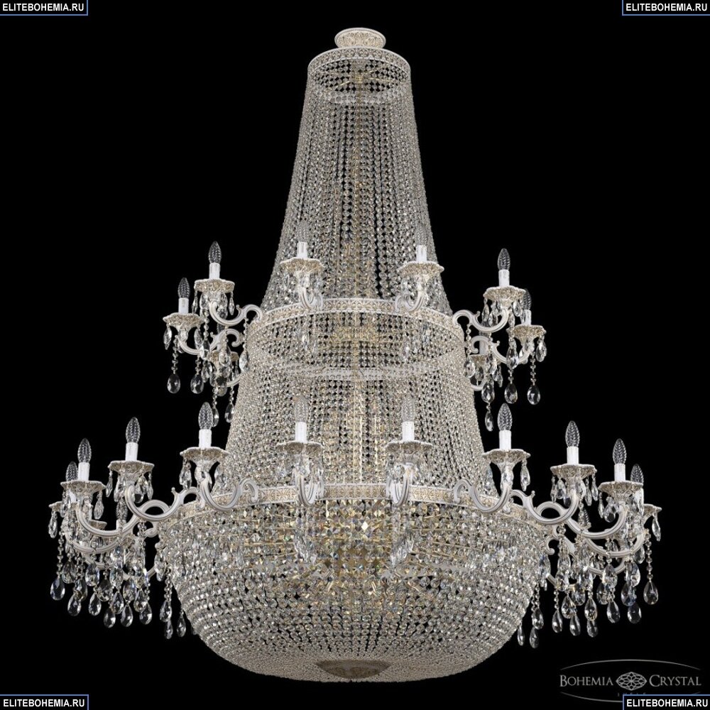 Подвесная люстра Bohemia Ivele Crystal AL2211 AL2210H201/20+10/162FL/2D/Y1 AGB - фото №2