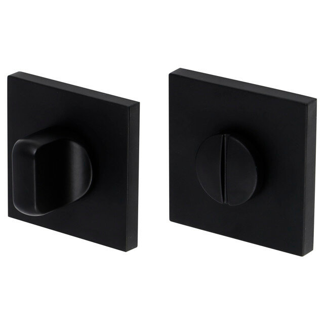 фото Завертка сантехническая edson квадрат черный