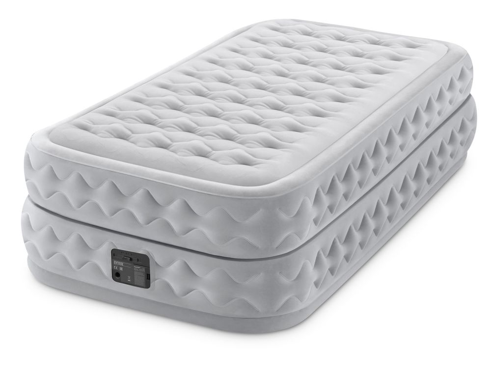 Надувная кровать Intex Supreme Air-Flow Bed (64488), 191х99 см, серый