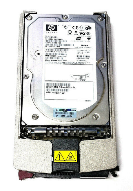   HP 72,8Gb (U320/10000/8Mb) 80pin U320SCSI  ML150 G2 404939-001