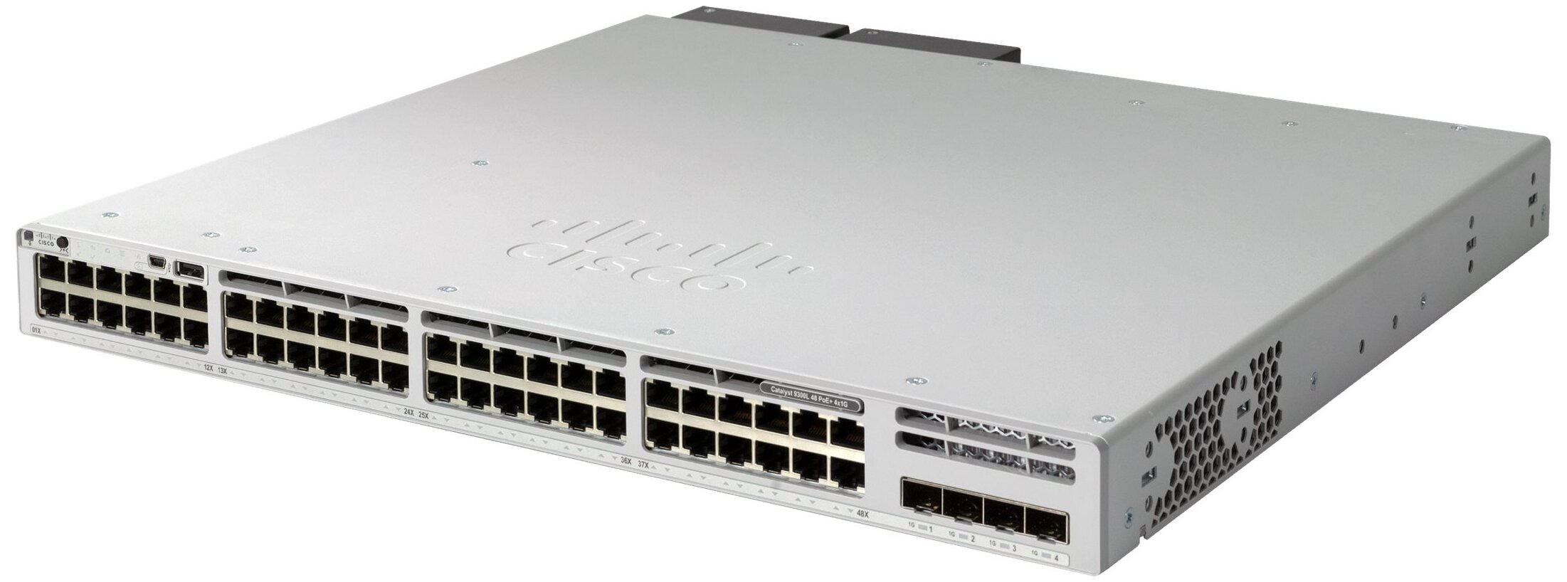 Коммутатор Cisco 9300 C9300L-48P-4G-E /PoE 505Вт./Управляемый Layer 3