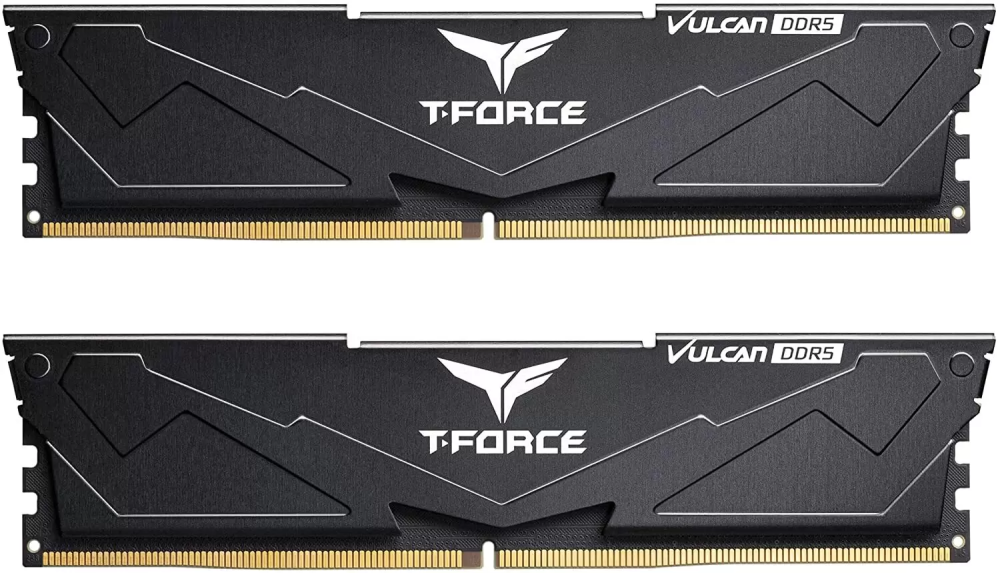 Оперативная память TEAM GROUP DIMM TEAMGROUP T-Force Vulcan 32GB (16GB x2) DDR5-6000 (FLBD532G6000HC38ADC01)