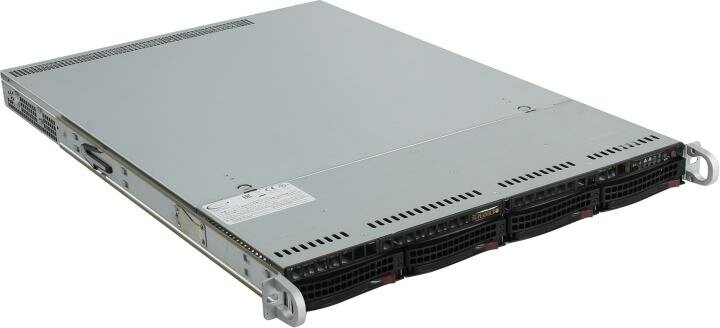 Сервер в корпусе высотой 1U Никс sS6000/1U Z0589038 Xeon E3 1220 v6/32 ГБ/4 x 4 Тб HDD/Aspeed AST2400