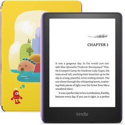 6,8"Электронная книга Amazon Kindle Paperwhite Kids 2022 16Gb + оригинальный чехол желтого цвета Robot Dreams