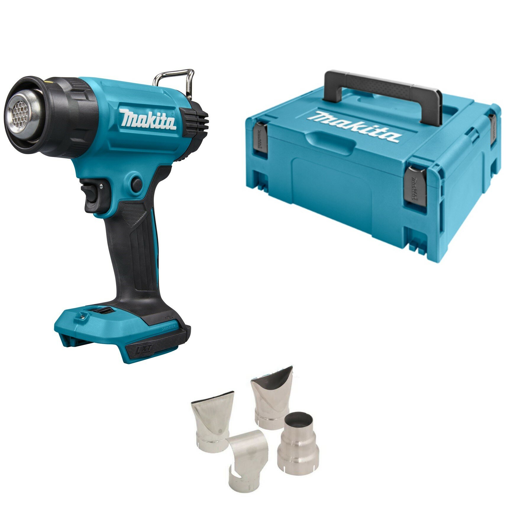 Аккумуляторный тепловой пистолет (фен) Makita DHG181ZJ LXT 18В, 550 град (без з/у и акб)