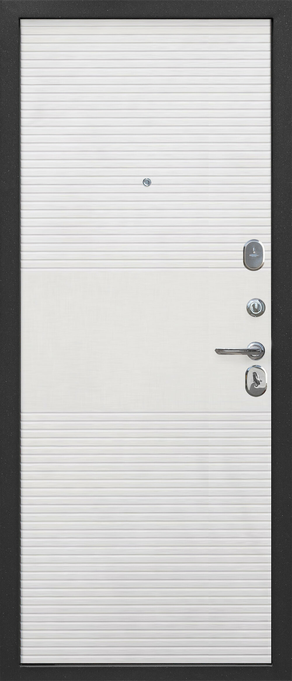 Входная дверь Ferroni 7,5 см Гарда Муар Белый Ясень (960мм) левая - фотография № 3