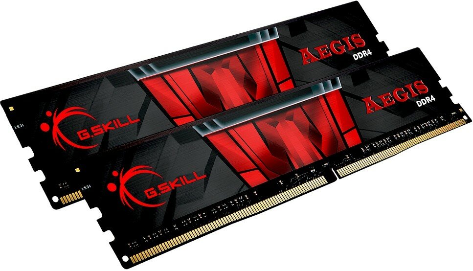 Оперативная память G.SKILL Aegis 16 ГБ (8 ГБ x 2 шт.) DDR4 3200 МГц DIMM CL16 F4-3200C16D-16GIS