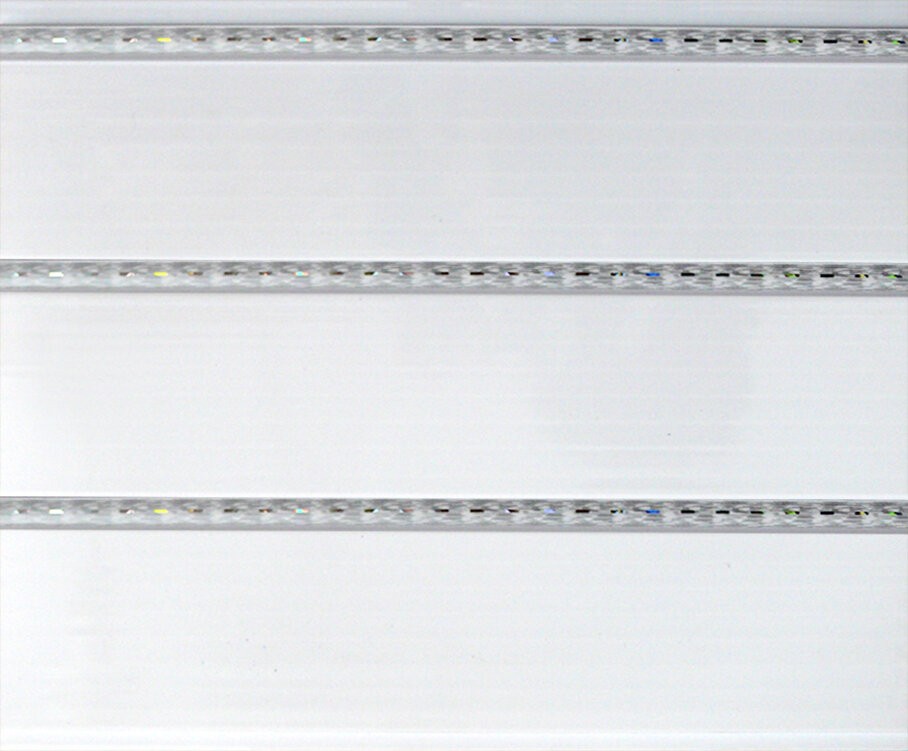 фото Панель пластиковая Кантри Хром 240х3000 - Ав