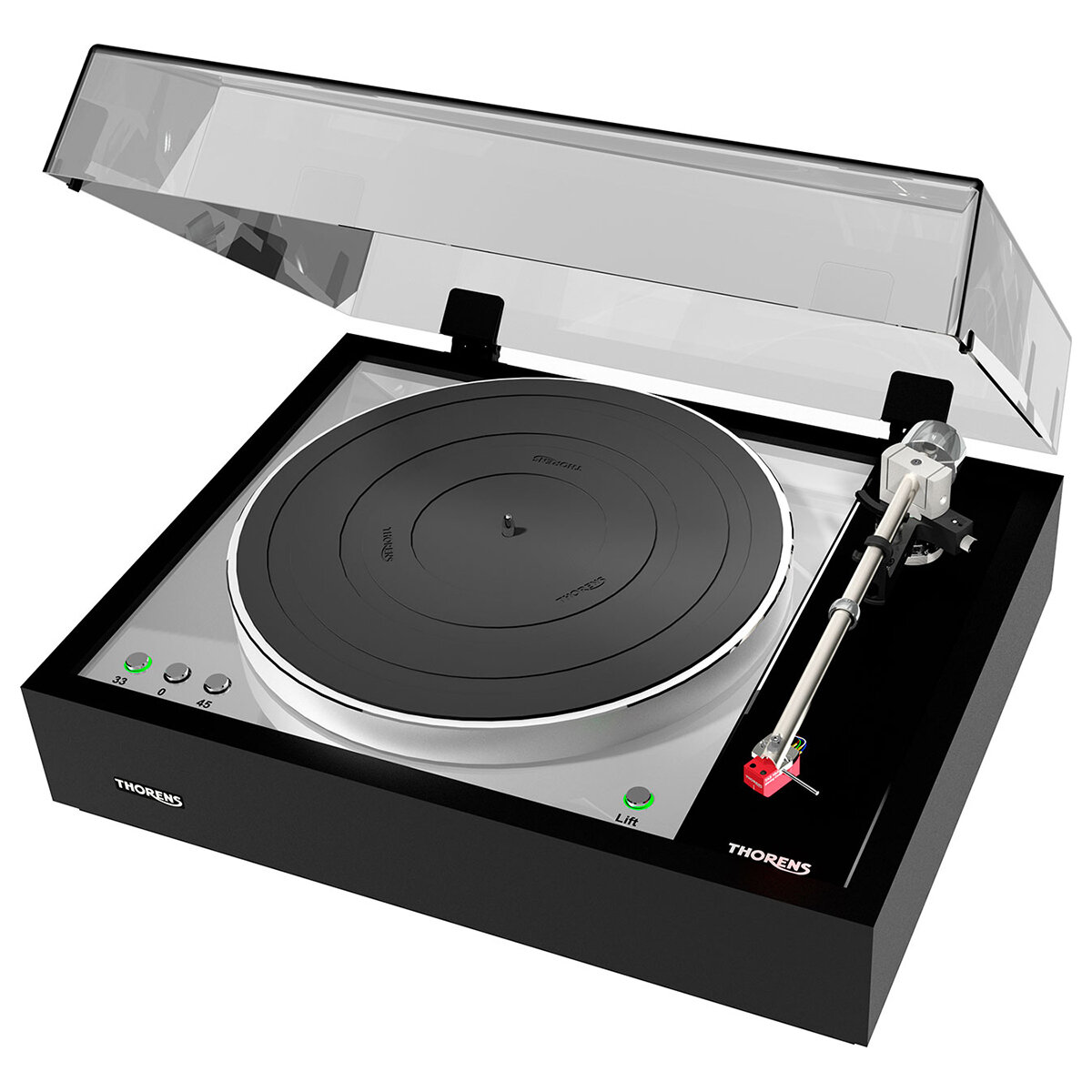 Проигрыватель виниловых дисков Thorens TD 1601 чёрный лак + TAS 1600