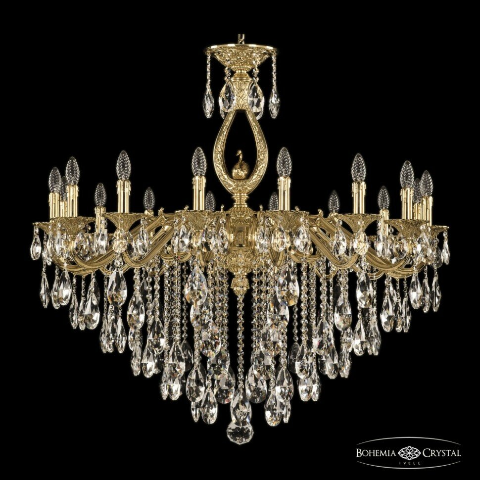 Люстра подвесная Bohemia Ivele Crystal 72402/16/360 B G FS2B - фото №1