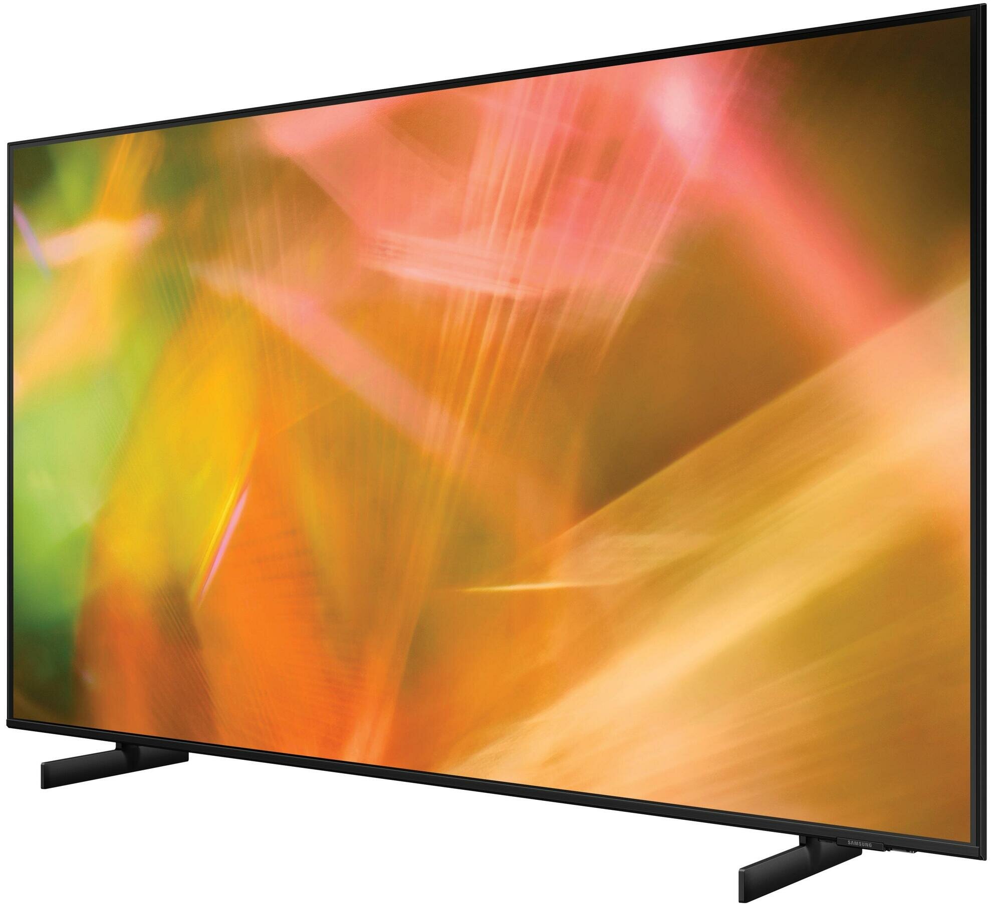 85" Телевизор Samsung UE85AU8000U 2021 LED, HDR RU, черный