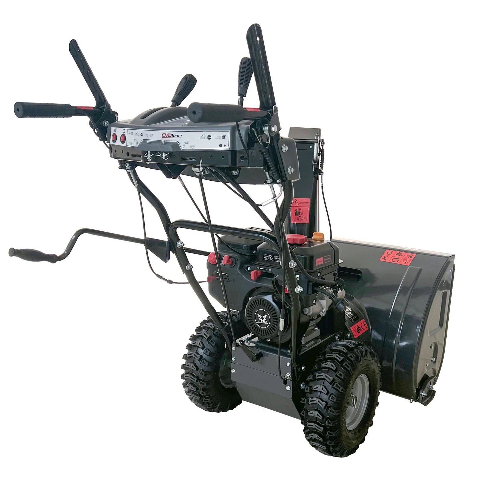Снегоуборщик (снегоотбрасыватель) бензиновый EVOline SBG 660 TE - фото №4