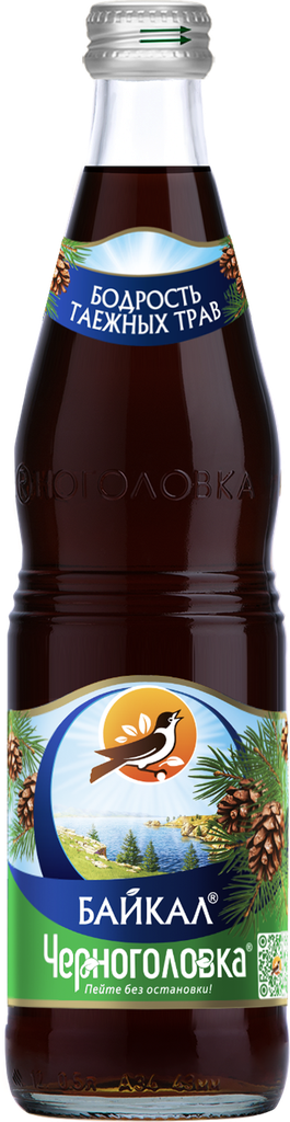Напиток черноголовка Байкал сильногазированный, 0.5л