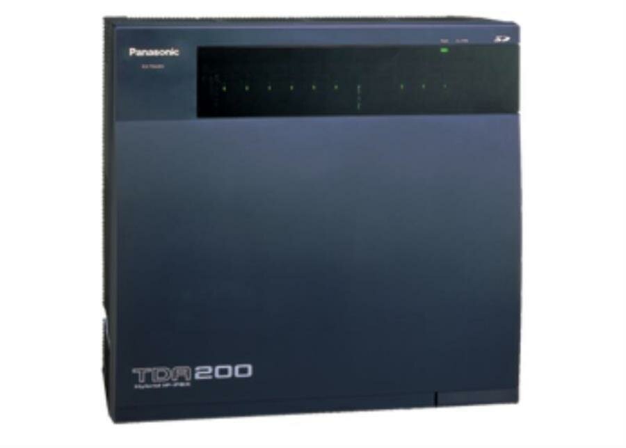 Panasonic KX-TDA200-RB АТС Базовый блок до 128 внешних линий, до 256 внутренних линий Б/У