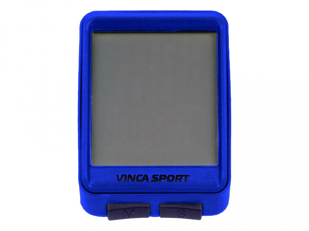 Vinca Sport велокомпьютер Vinca Sport V-1507 беспроводной, 12 функций, синий с черным