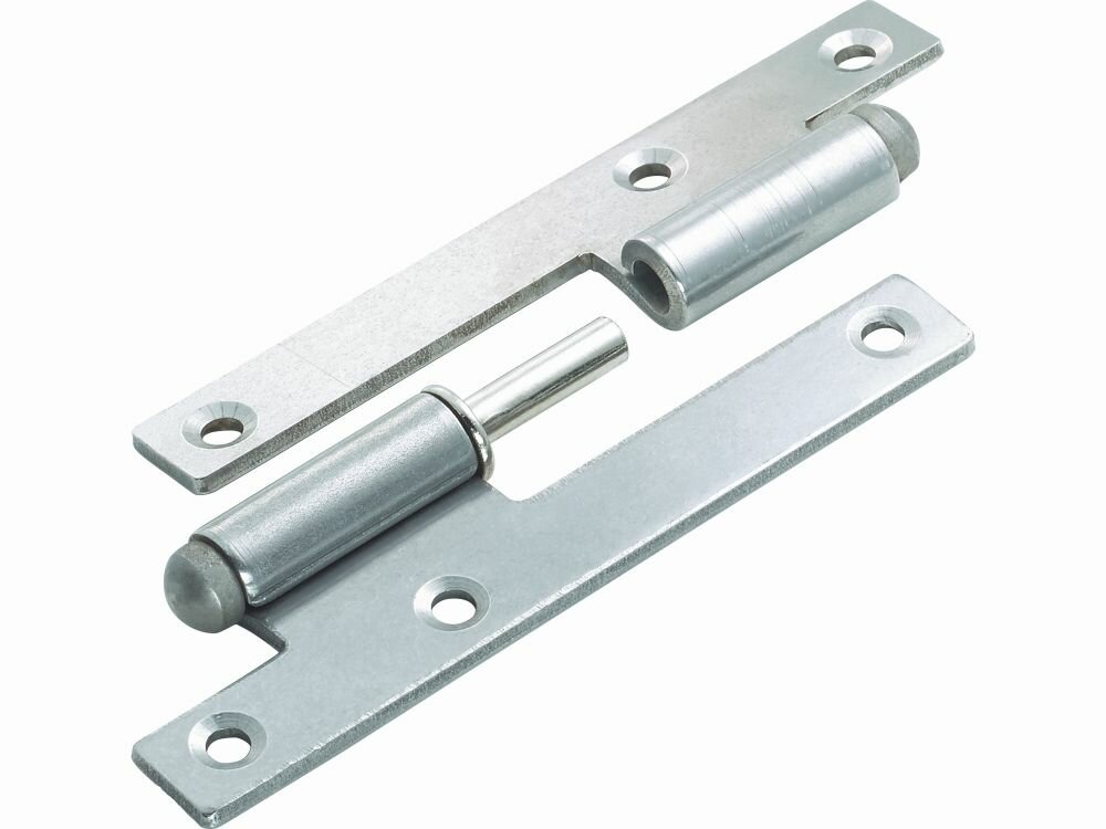 фото Дверная петля разъемная накладная левая 100х62х3 мм сталь