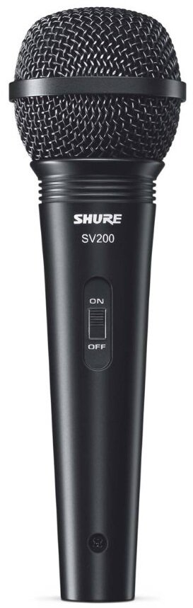 Shure SV200 вокальный микрофон с кабелем XLR-XLR черный