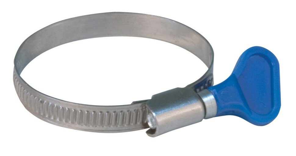 XВАТ Хомут обжимной накатной с ключом ширина 9 мм нерж.сталь 50-70 мм ( 99361т )