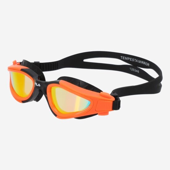 Очки для плавания Fila Tempesta Mirror Adult swimming goggles, orange/black, 125348FLA-EB