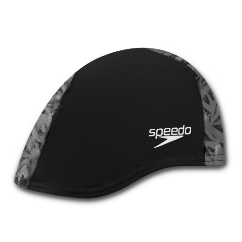 Шапочка для плавания Speedo полиамидовая черный/серый/белый, размер One Size, 8-13955A633S0Y-A633