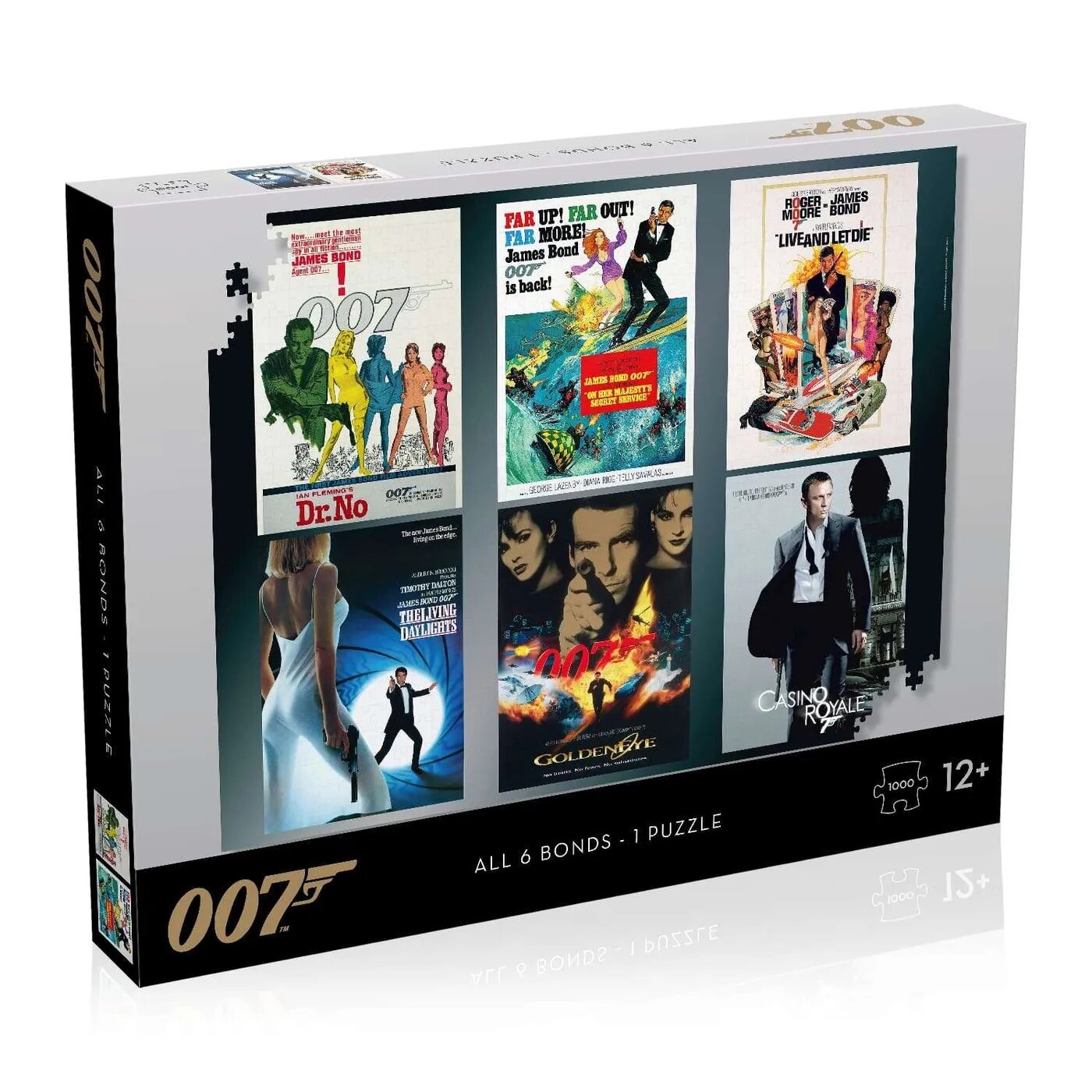 Пазл Winning Moves James Bond 007 Джеймс Бонд Актерский дебют 1000 деталей