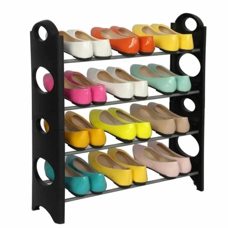 Стойка для обуви 4 Tiers Shoe Rack 4 полки, обувница, этажерка