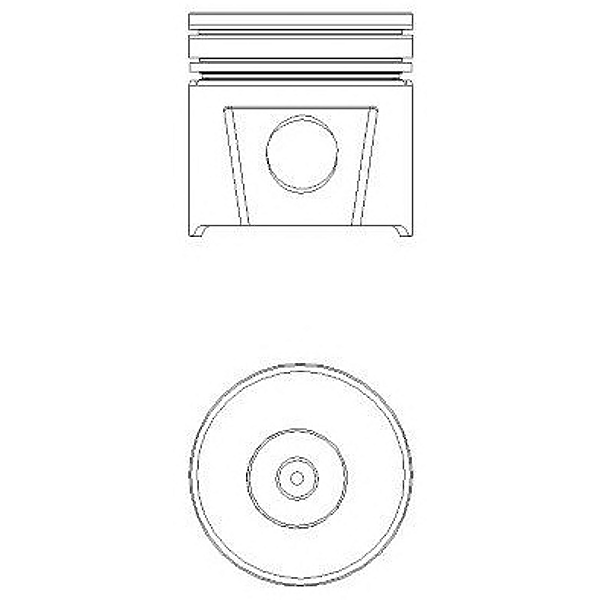 NURAL 87-784821-00 поршень dm.93.67х2.5х2.0х4.0 +0.65 за 1 шт [степень компр. 59.47mm]