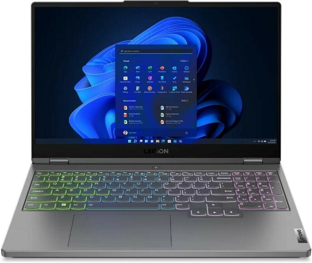 Ноутбук Lenovo Legion 5 15ARH7H Win11Home grey (82RD000JRU)