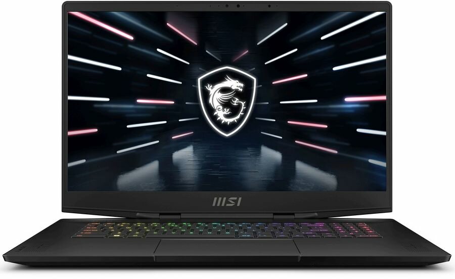 MSI 17.3" Ноутбук MSI GS77 Stealth 12UHS-030RU (3840x2160, Intel Core i9-12900H, RAM 64 ГБ, SSD 2 ТБ, GeForce GTX 3080Ti, Win11 Home), 9s7-17p112-030