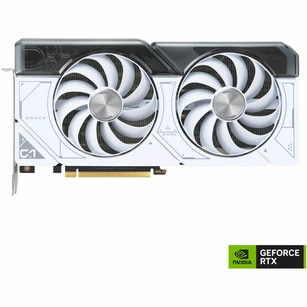 Видеокарта ASUS Dual GeForce RTX 4070 SUPER White OC Edition 12GB (DUAL-RTX4070S-O12G-WHITE)