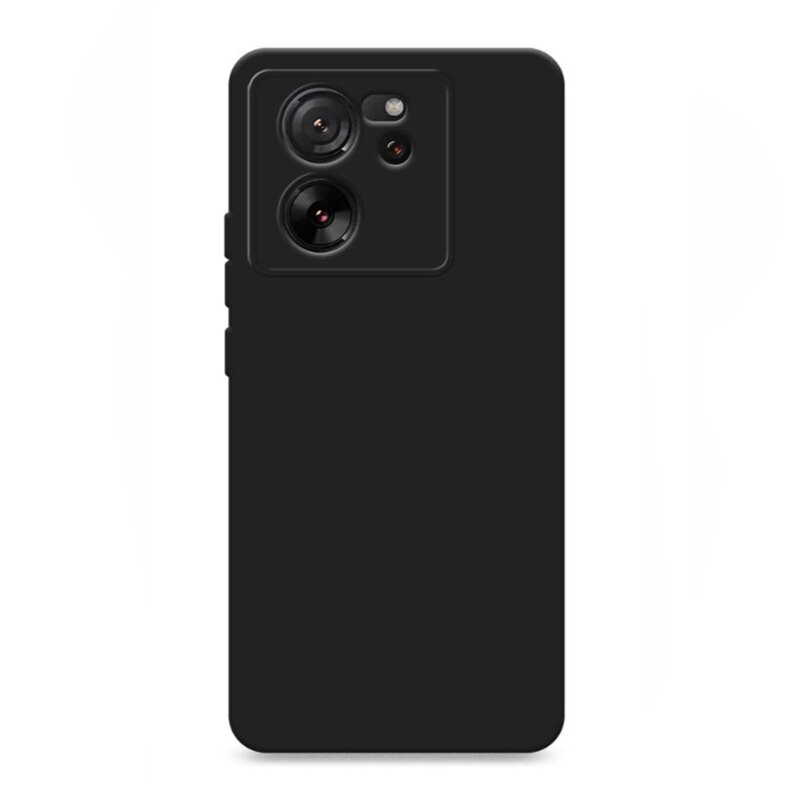 Чехол силиконовый для Xiaomi 13T/13T Pro/K60 ULTRA/K60 c защитой камеры черный