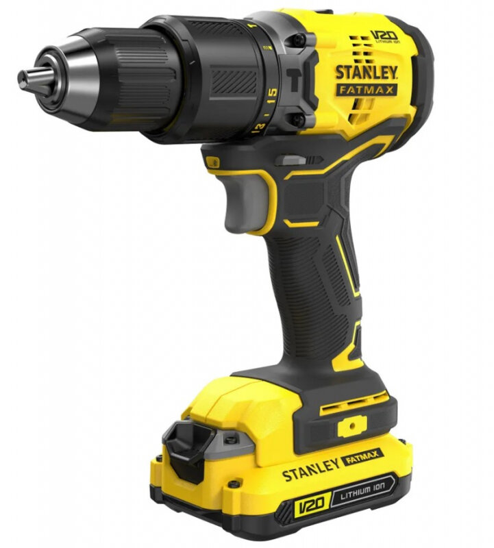 Дрель-шуруповерт аккумуляторная STANLEY Fatmax SFMCD715C2K-QW