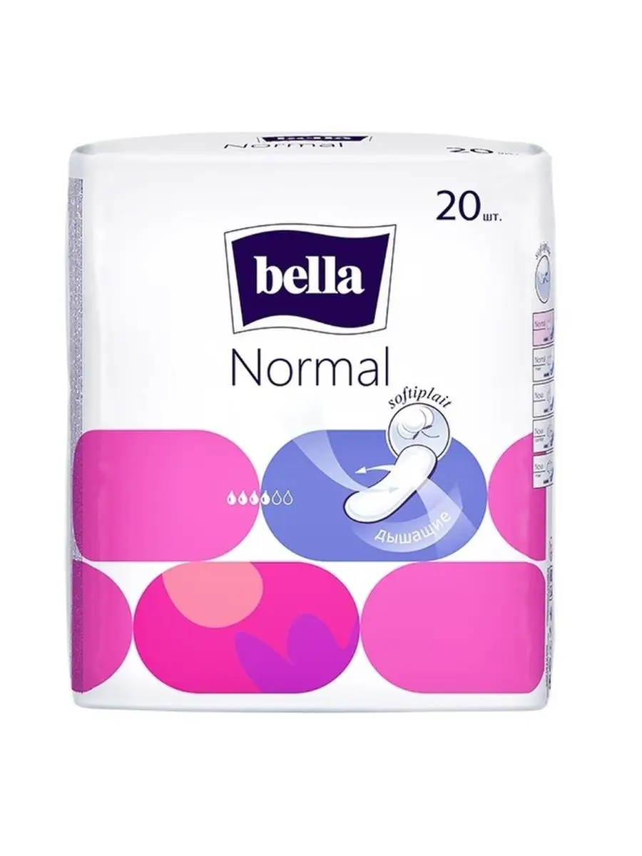 Прокладки женские гигиенические Bella Normal, 20 шт.