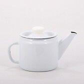 фото Чайник эмаль 1.0Л БЕЛАЯ лысьва